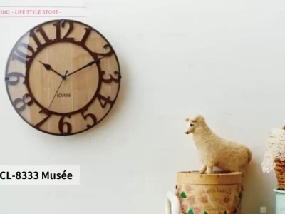 CL-8333 Musée -wood- ミュゼ -ウッド[ レビュー ] 壁掛け時計 電波時計