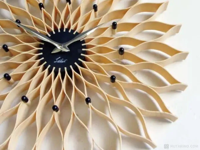 CL-9903 Leffard ルファール 壁掛け時計 厚みがわかる写真