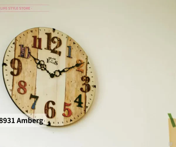 CL-8931 Amberg アンベルク WALL CLOCK 壁掛け時計 電波掛け時計