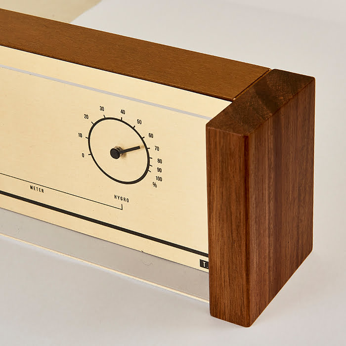 CL-3369 デヴォン TABLE CLOCK 置き時計 温度計 湿度計