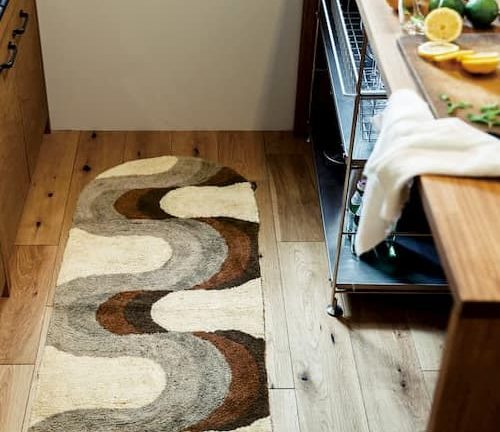 Moltke Brown Long Mat [レビュー] キッチンマット w140 x D50cm