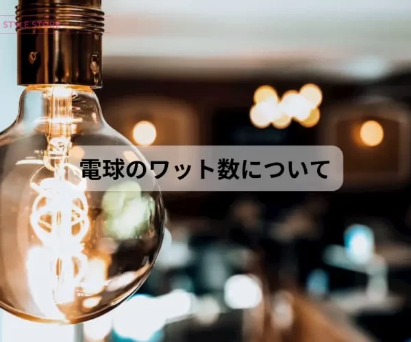 電球のw(ワット)とは ワット数についての基礎知識