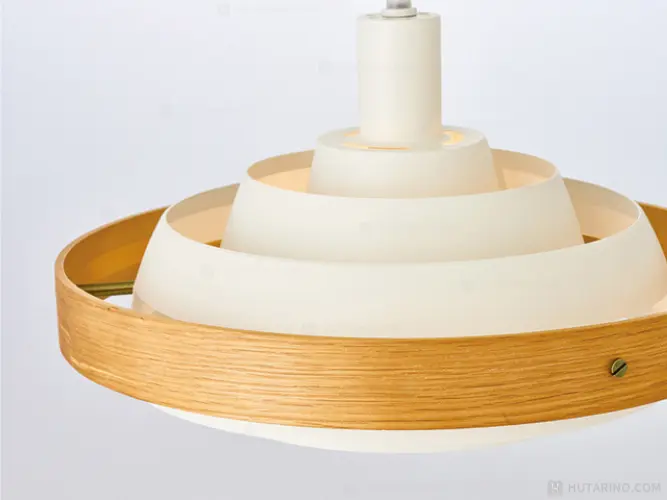 LT-3982 LT-3984 Norr ノール ペンダントライト 天井照明 ウッドリングがよくわかる写真