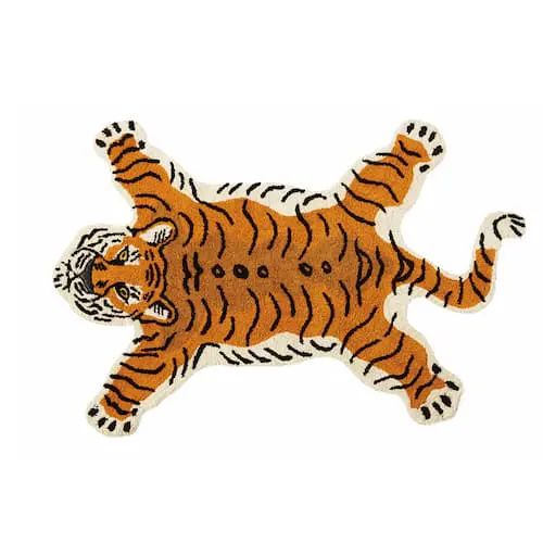 Tepee Zoo tiger ティピーズー [ レビュー ] マット w130 x D88cm