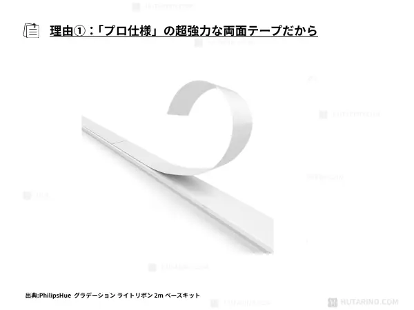 テープライトの両面テープは強力な両面テープ