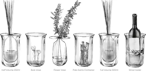 PERFUME DIFFUSER GLASS VASE