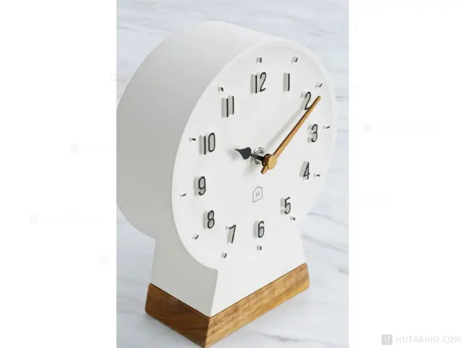 CL-4097 Polku ポルク テーブルクロックの立体的で影ができる様子