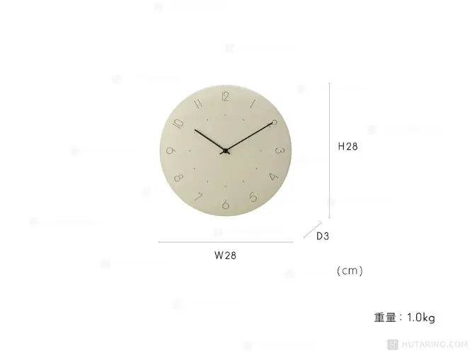 CL-4340 Kalmar カルマル ウォールクロック 静かな時計 サイズ表記