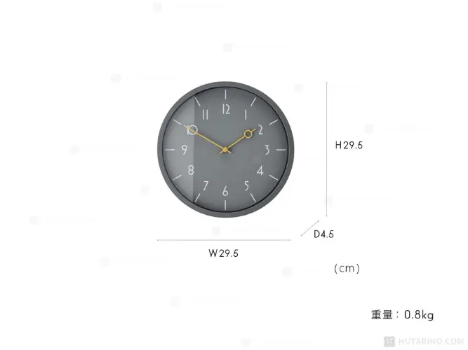 CL-4344 Veteli ヴェテリ ウォールクロック のサイズ表記