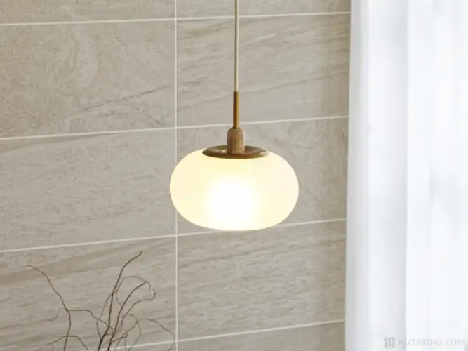 LT-4363 LT-4365 Parkano パルカノ ペンダントライト 点灯させて横から見た写真