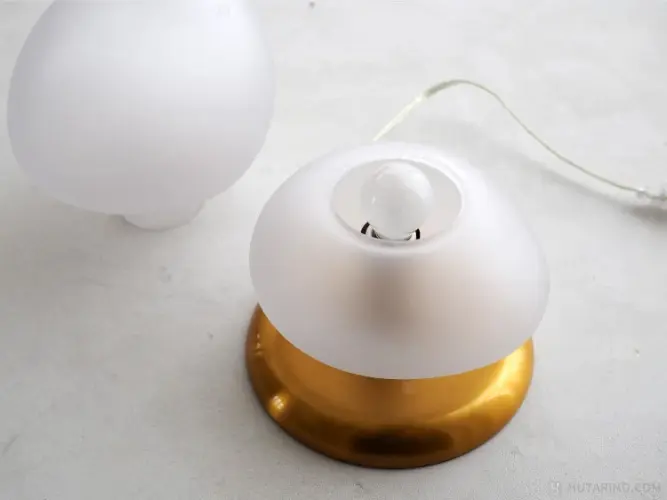 LT-4381 LT-4383 Uninen ウニネン テーブルライト ガラスセードの分離した写真