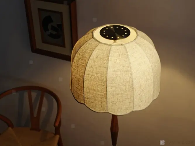 LT-4385 Lisette リゼット フロアライト 点灯させた写真