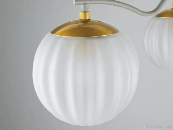 LT-4392 LT-4394 Nykl ニクル シーリングライト ガラスセードの凹凸に注目した写真