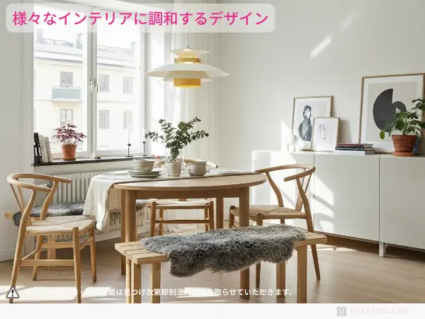 3. どんな家具とも喧嘩しない「調和力」