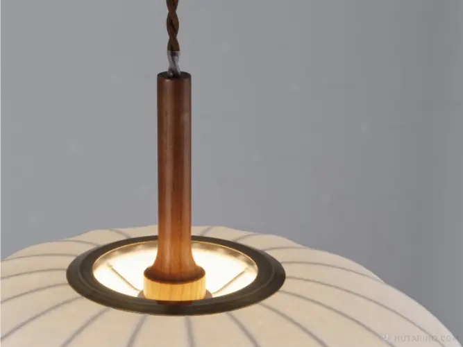 LT-4336-8 Falk ファルク ペンダントライト ウッドパーツのアップ