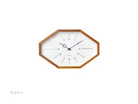 2024 壁掛け時計ランキング3位 CL-3024 Belmonte ベルモンテ ウォールクロック WH