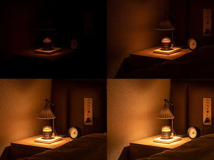 キャンドルウォーマーの調光機能