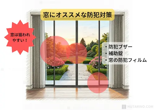 窓の防犯対策おすすめ