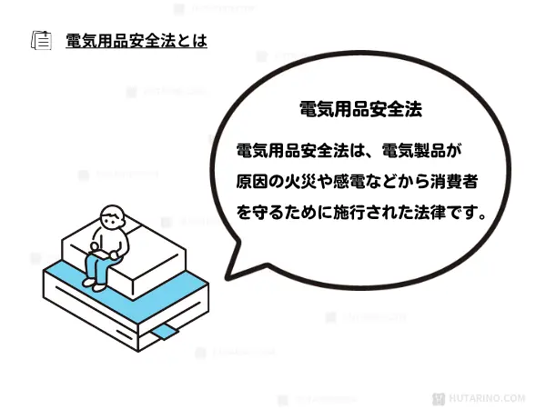 電気用品安全法についてのイラスト