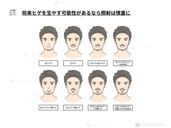 トリアは将来的にヒゲが生えなくなる
