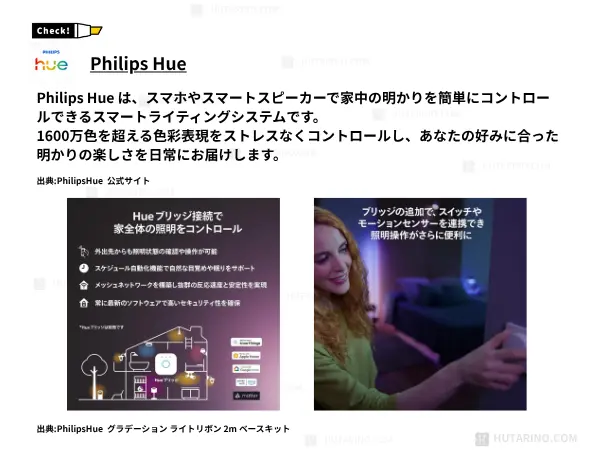 Philips Hue についての説明資料