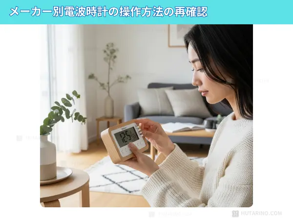 【メーカー別】電波時計の設定方法｜機種ごとの違い」