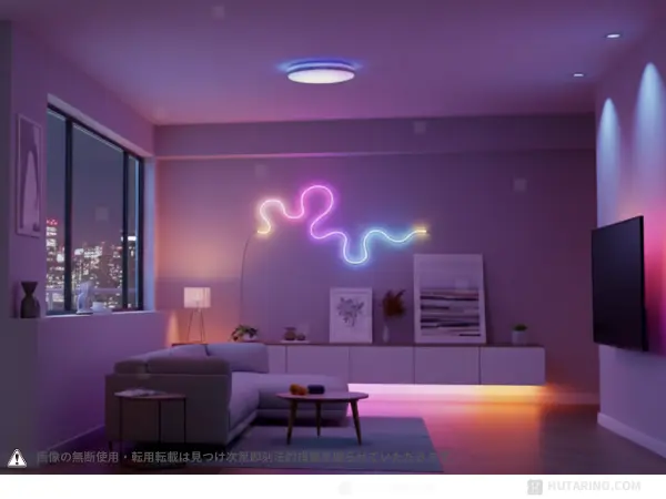 LEDテープライト COB ネオンライトのようにインテリアを演出