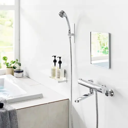 山崎実業 Tower マグネットバスルーム樹脂ミラー タワー 角型