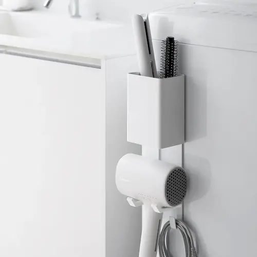 タオル掛け上ドライヤー&ヘアーアイロンホルダー タワー