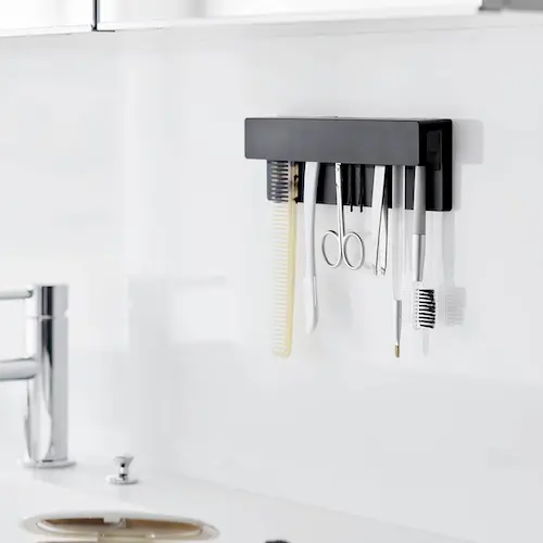 フィルムフック差し込み式歯ブラシ&チューブホルダー タワー W18