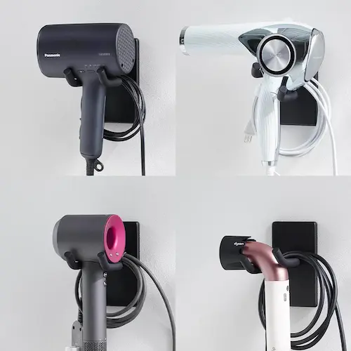 ウォール角度調節ドライヤーホルダー タワー 石こうボード壁対応